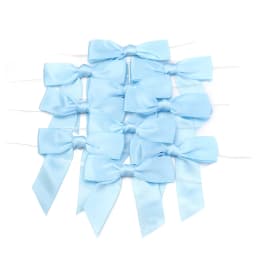 10-50pcs Colorful Twist Tie Bows Satin Ribbon Bow For Food Gift Packaging Sealing DIY Wedding Christmas Party Decoration
