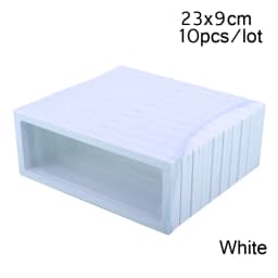 10pcs Transparent Floating Frame Display Rack Floating Storage Box Jewelry Display Box Necklace Watch Bracelet Dust Box
