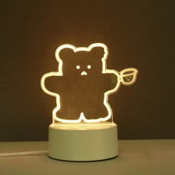 Heart Love Acrylic 3D Night Light USB DIY Kids Bedroom Night Lamp for Valentine's Day Decor Christmas Wedding Cute Gifts 2023
