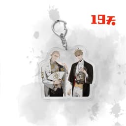 Anime 19 Days Keychain Old Xian BL Mo Guanshan He Tian Jian Yi Manga Youth Figure Pendent Key Chain Cosplay Pendant Jewelry Gift