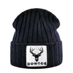 Knitted Skullies Beanie With Animals Patch Men Women Outdoor Casual Sport Hats Autumn Winter Solid Color Hip Hop Beanies