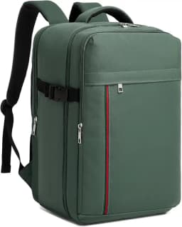 KONO Laptop Backpack for Men-15.6 Inch water repellent with Padded Laptop Compartment Business Backpack for Work & Travel