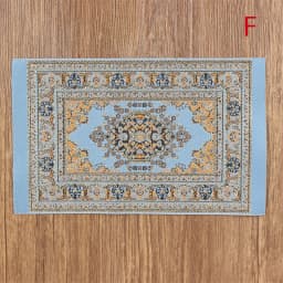 1Pc 1:12 Dollhouse Miniature Floor Rug Mat Turkish Woven Cover Carpet Model Bedroom Living Room Decor Toy Doll House Accessories