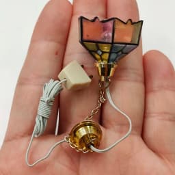1pcs Mini Dollhouse Fashion Pocket Mini Can Be Bright Wall Lamp(No Battery) Decor Accessories Dollhouse Furniture Toys