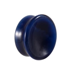 1PC New Design Amethyst Tiger Cat Eye Howlite Crystal Stone Concave Ear Plug Double Flare Solid Gauge Piercing Jewelry