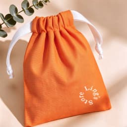 50pcs Custom Logo Cotton Drawstring Bag Personalized Jewelry Wedding Favor Gift Pouch for Fuse Beads Keychain Cosmetic Packaging