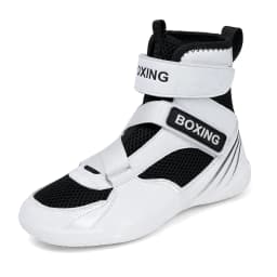 661 Men High Top Boxing Shoes Breathable Mesh Teen Wrestling Shoes Anti-slip Fitness Training Sneakers Professional Sport Shoes