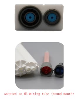 AB Dual -Group Colloid Mixed Tube 1: 1/2: 1/4:1/10: 1 Dual Liquid Plastic Cylinder