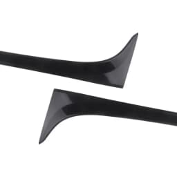 2pcs For VW Golf 7 7.5 MK7 MK7.5 2014-2018 Glossy Black ABS Rear Window Side Trunk Spoiler Canard Canards Splitter Accessories