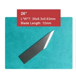 10Pcs Aoke Kasemake AMEIDA RUK Vibration Knifes Blade Cutter Head Oscillating Blade 16°-45°For CNC Genuine Leather Machine