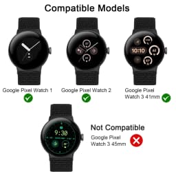 Nylon Band For Google Pixel Watch 1 2 Strap Adjustable Bracelet For Google Pixel Watch 3 41mm Solo Loop Watchband Accessories