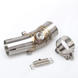 For Kawasaki ER6N Ninja 650F 650R 2012-2016 Exhaust Pipe Middle Connect Link Tube 51MM Muffler Baffler With DB Killer Slip On