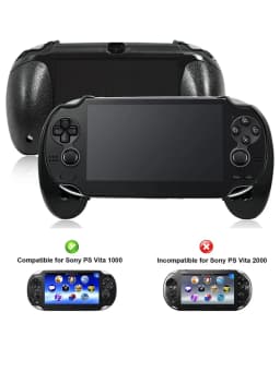 Hand Grip Plastic Holder Compatible with Sony Playstation PSV1000 Bracket Stand Protective Case for PSVita 1000 (PCH-1000)
