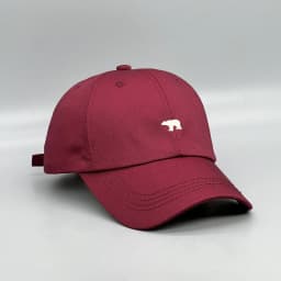 Polar Bear Embroidery Sun Hat Cotton Baseball Cap Lightweight UV Protection for Spring Summer Fall