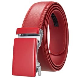 New Men Belt Fashion Alloy Automatic Buckle Belt Business Affairs Casual Decoration Belt Men's Belts 3.5cm Black Blue Red Coffee