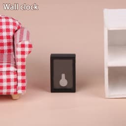 Miniature Chestnut Bedside Table Chest Of Drawers Storage Cabinet 1:12 Dollhouse DIY Accessories Furniture Model Toy