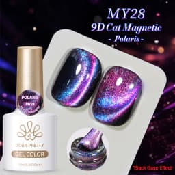 BORN PRETTY 10ml 9D Polaris Light Cat Magnetic Gel Black Base Needed Semi Permanent Soak Off UV Gel Varnish Manicure