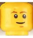 *Minifigs Male printed Head*20pcs DIY enlighten block brick part No. Compatible With Other Assembles Particles