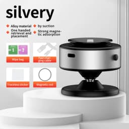Magnetic Vacuum Suction Car Phone Holder 360° Rotating Electric Vacuum Cup Mount Universal for Car IPhone Navigation DJI Gopro