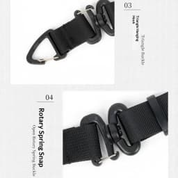 Homefish Quick Release Adjustable Crossbody Bag Belt Multifunction with Hanging Ring Outdoor Camping Shoulder Accessory