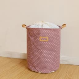 Zakka 3 Sizes The Beam Port Linen Multi-function Handle Stackable Storage Barrel Laundry Basket Toy Storage Box Storage Basket