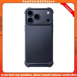 Aluminum ARC PULSE Case for IPhone 18 17 Pro Max Metal Rubber Double-layer Borderless Phone Case Protective Frame Cover