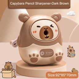 Pencil Sharpener Creative Capybara Kawaii Stationery Office School Supplies Korean Stationery 80*80*100mm