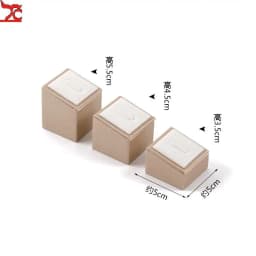 Ring Display Case Window Counter Ring Plate Display Jewelry Rack Champagne Jewelry Tray Commercial Display Props