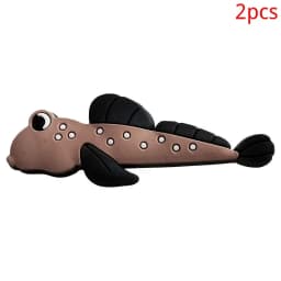 2024 PVC fish series 2pcs lot cute shoe buckle charms accessories decorations for sandals sneaker clog unisex lovers gift drop