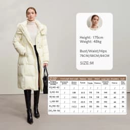 AMII Down Jacket 2025 Winter New Casual Warm Solid Color Hooded Straight Long Down Coat Zipper Long Sleeves Women's Top 12544149