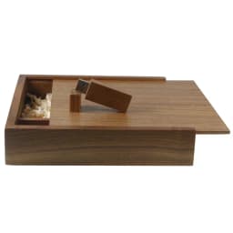 JASTER Maple Photo Album Wood USB+Box Memory Stick Pendrive 8GB 16GB 32GB 64GB 128GB Photography Gift Free LOGO (170*170*35 MM)