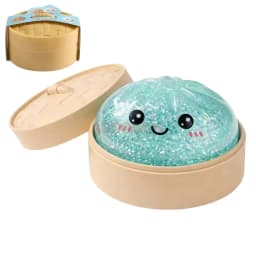 Ocean Series Shark Shiny Dumplings Soft Slow Elastic Pressure Ball Sensory Squeeze Toys Realistic Mantou Squid Decompression