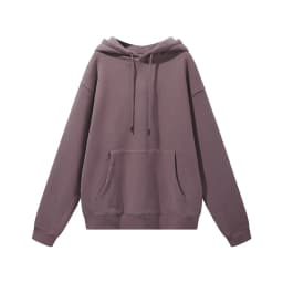 ZODF New Winter Men Basic Thick Fleece 345gsm Hoodies Casual Loose Hip Hop Unisex Hooded Sweatshirt Pullovers Tracksuits HY0010