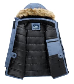 -30 Degree Winter Down Jacket Men Down Cotton Parkas Coat Mid-length Large Fur Collar Male Thicken Coat Snow Overcoat Parka