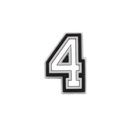 1 PCS 0-9# Number Alphabet ABC-Z Characters Letter Charms for Clog Sandals Shoe Decoration DIY Shoes Pins for Boy Girl Men Women