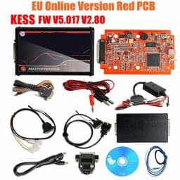 KESS V2.80 V5.017 KTAG 4LED V7.020 V2.25 Online Red PCB No Token OBD2 Manager V2 ECU Programmer Tool Murata's Filter