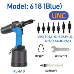 Pneumatic Riveter Automatic Rivet Nut Gun RL-6312 Industrial Hydraulic Quick Riveting Nut Tool M3 M4 M5 M6 M8 M10 M12