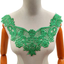 Water-soluble Lace Collar Embroidery Polyester Light Silk Fake Collar Fashion Elegant Hollow Corsage Collar Flower DIY Clothing