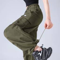 Stylish High Waist Cargo Pants Waterproof Quick Dry Casual Outdoor Hiking Pants with Drawstring