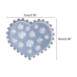 Rose Flower Nail Art Decorations Epoxy Resin Mold Nail Ornaments Silicone Mould
