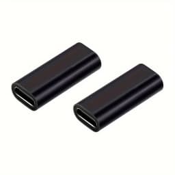 USB-C Female To Female TYPE-C Connector High Speed Convert Extension Coupler Converte, Black Color