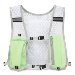 Lightweight Ergonomic Running Hydration Vest, Reflective Water Bottle Backpack for Cycling Walking Kayaking Outdoor Sports