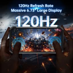 Unihertz Shark 3 by 8849 Rugged Smartphone Android 14 3K AMOLED Display 32GB RAM 512GB ROM Dimensity 8300 CPU Mobile Phone