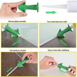 14PCS Caulk Nozzle Applicator Silicone Scraper Sealant Caulking Smooth Remover Tools Kit Floor Caulk Finisher Grout Accessoriess