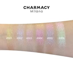 CHARMACY Luxury Long Lasting Shiny Glitter Chameleon Eyeshadow Duochrome Vegan Highlighter Eye Shadow for Women Mekeup Cosmetic