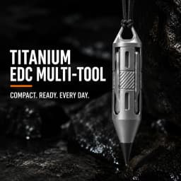 Titanium Alloy Mini Pen Screwdriver Portable Outdoor Camping Multi-functional Gear Pocket Tools EDC