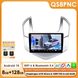 Hizpo 2din Android 14 Car Radio Multimidia For Chevrolet Cruze J300 J308 2012-2015 Video Player Navigation GPS Head Unit Carplay
