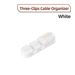 Toocki Cable Wire Cord Organizer Management 7 Hole Holder USB Desktop Winder Clip Flexible For Mouse Keyboard USB Type C Cable