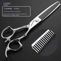 6 Inch Barber Specificlied Shears Professional Hairdressing Scissors Hairdresser Clippers Set Flat Thinning Hair Cutting Tools