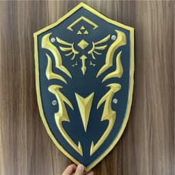 Game Sky Shield 1:1 Skyward Link Shield Weapon Halloween Cosplay Gift Role Play Gift PU Rubber Toys Prop
